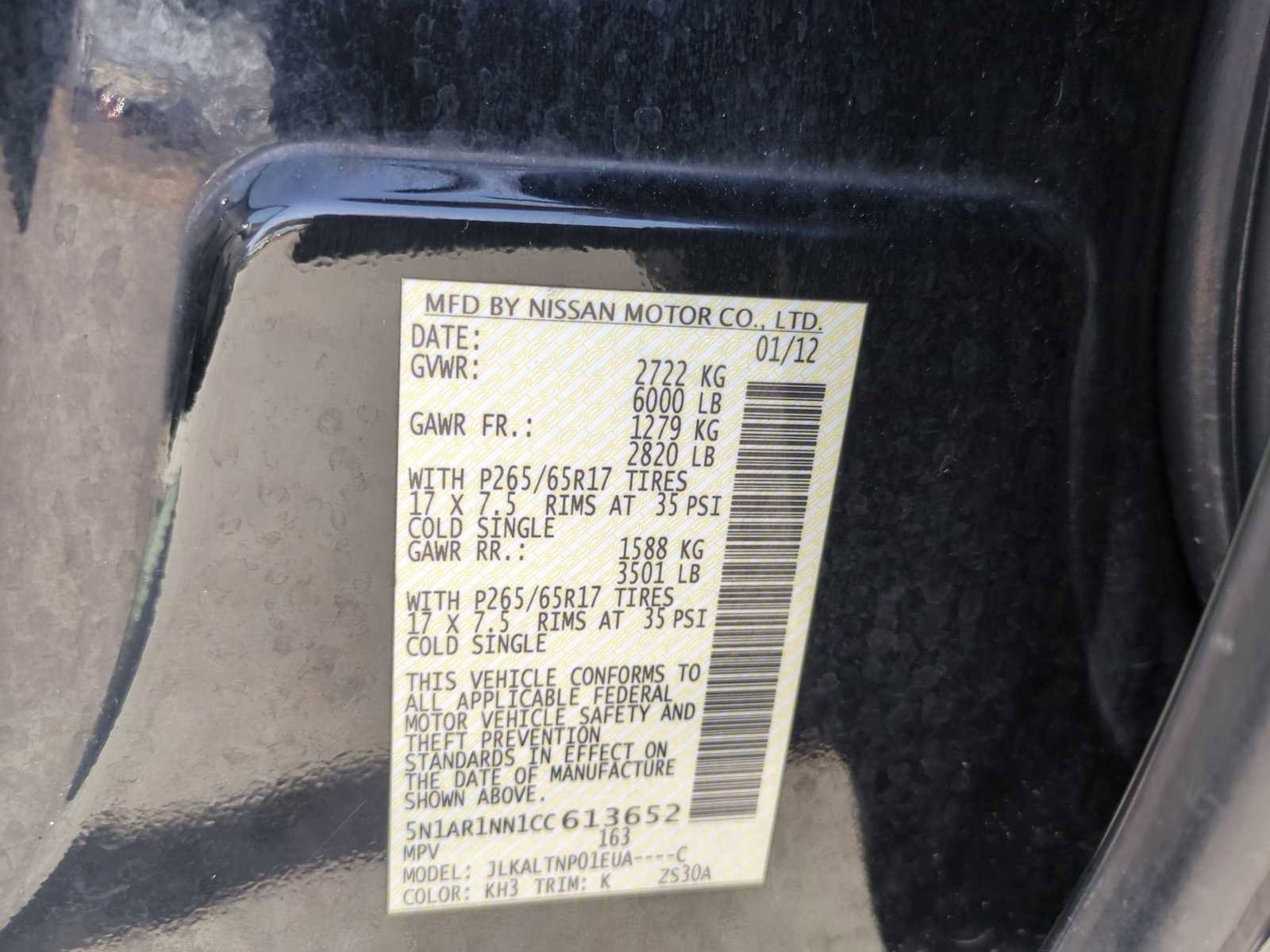 Used 2012 Nissan Pathfinder SV image 32