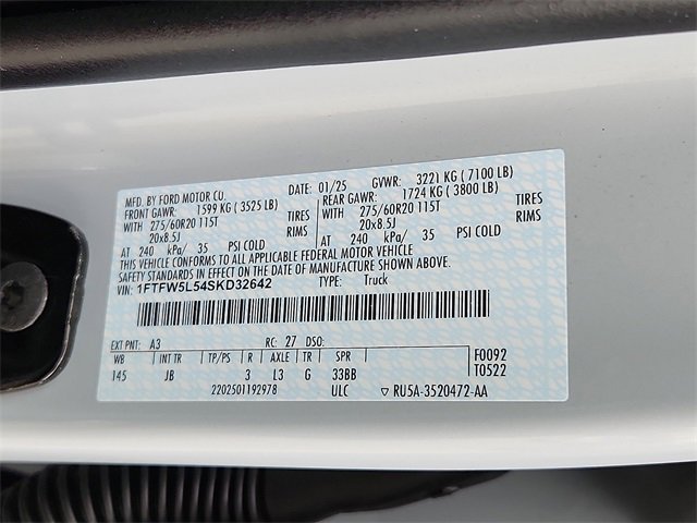 Used 2025 Ford F150 Lariat w/ Equipment Group 501A Mid image 15