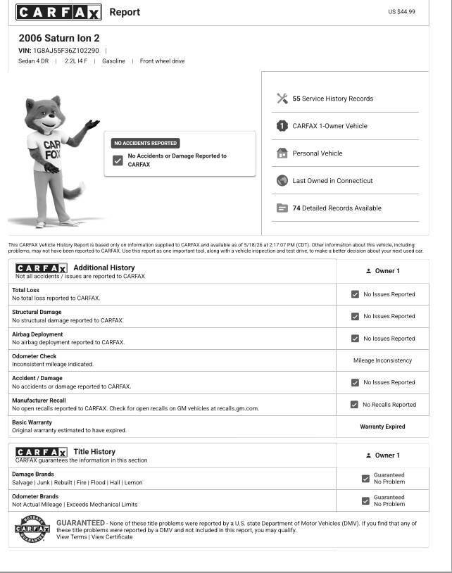 Used 2006 Saturn ION Level 2 w/ Preferred Pkg FWD image 7