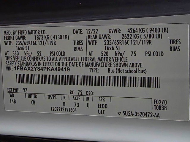 Used 2023 Ford Transit 350 XLT RWD image 36