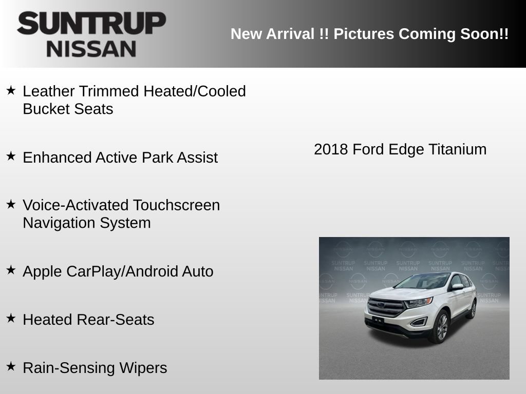Used 2018 Ford Edge Titanium w/ Equipment Group 302A FWD image 18