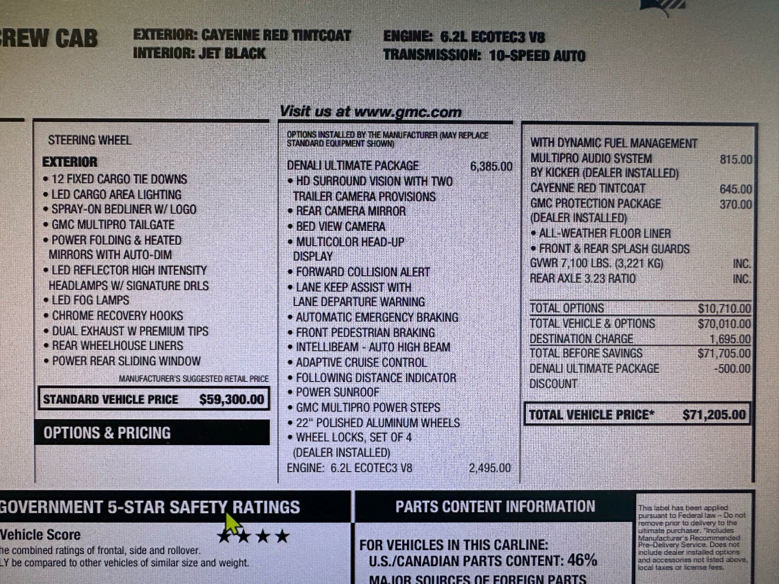 Used 2021 GMC Sierra 1500 Denali w/ Denali Ultimate Package image 10