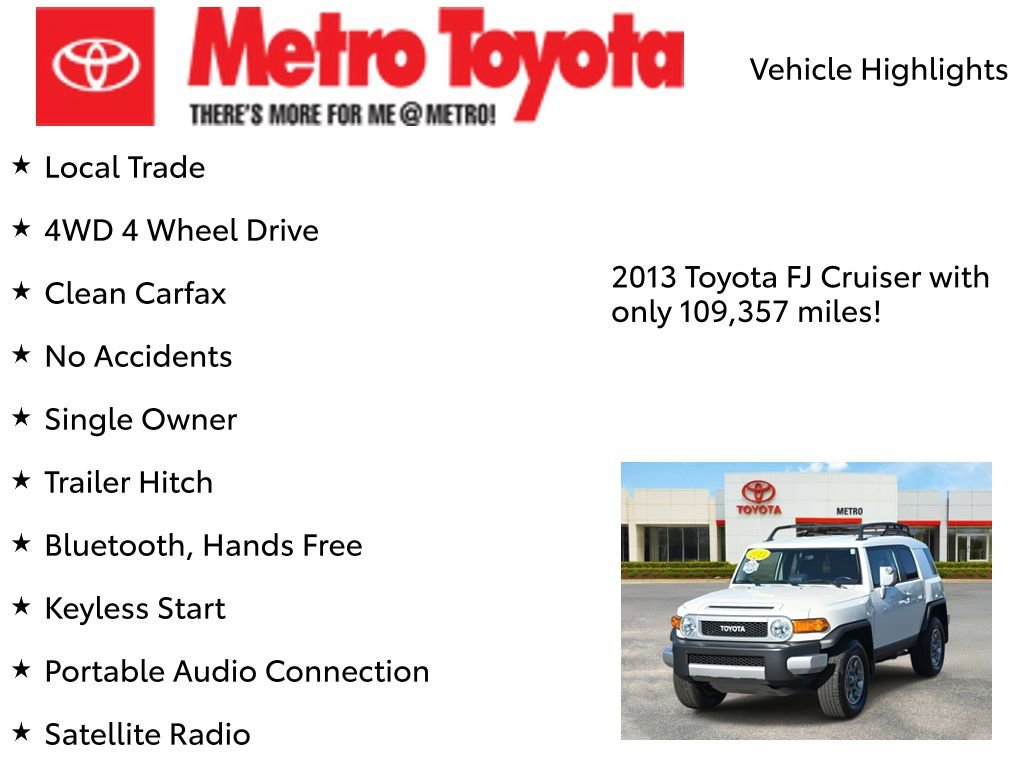 Used 2013 Toyota FJ Cruiser 4WD image 7