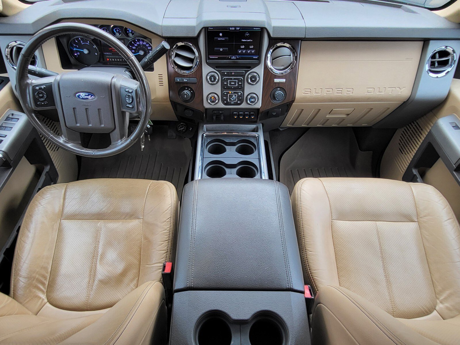 Used 2014 Ford F350 Lariat w/ Lariat Interior Package AWD/4WD image 12