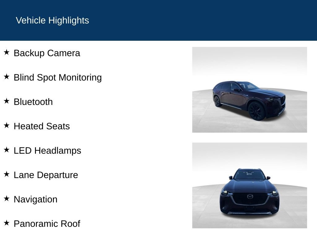 Used 2024 MAZDA CX-90 Plug-In Hybrid w/ Premium Pkg image 2