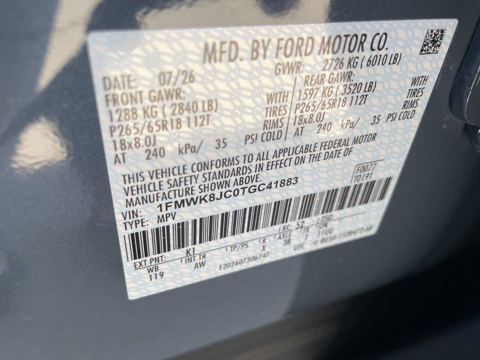 New 2026 Ford Explorer Tremor w/ Tremor Ultimate Package AWD/4WD image 35