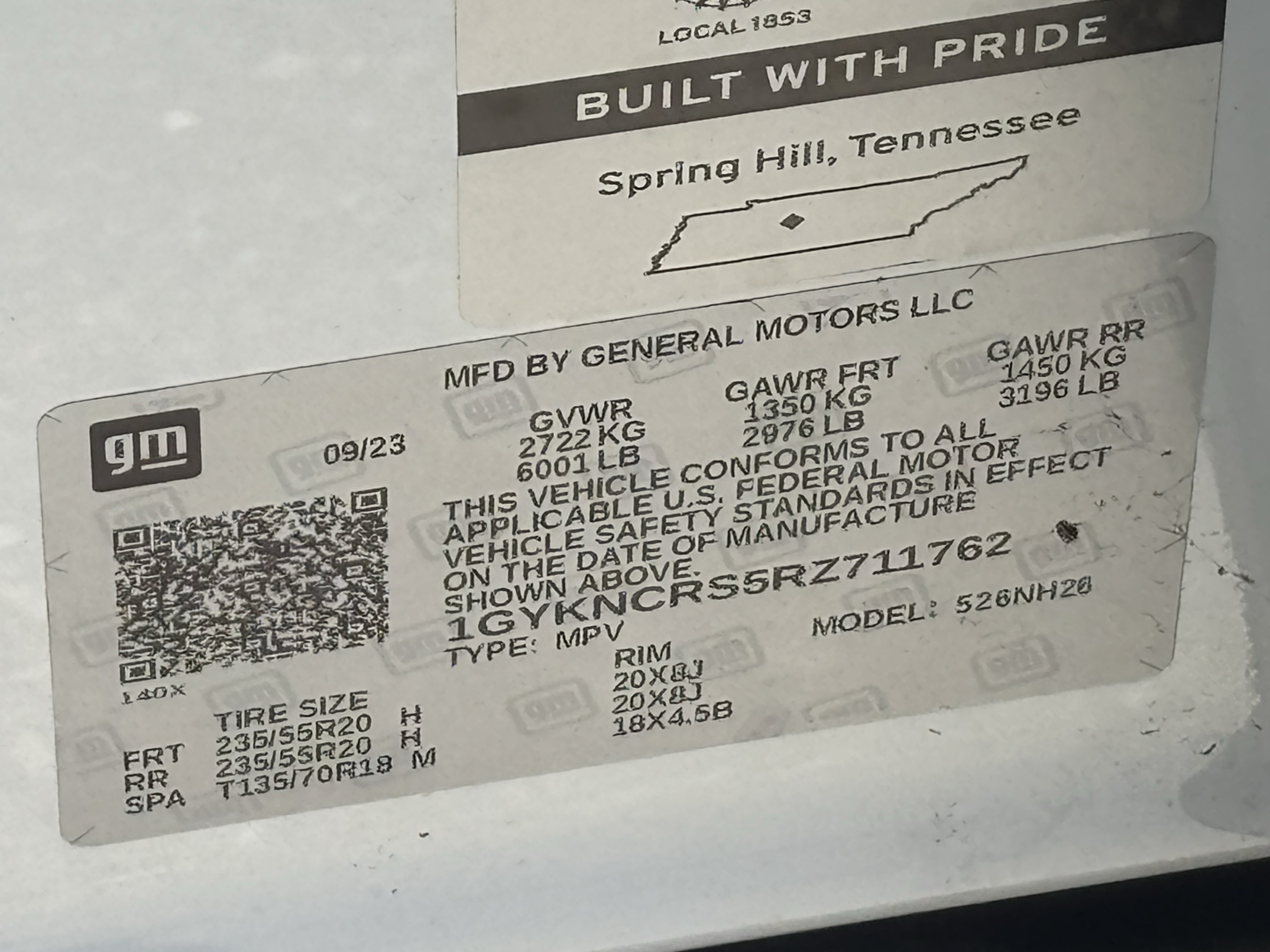 Certified 2024 Cadillac XT5 Premium Luxury w/ LPO, Floor Liner Package FWD image 18