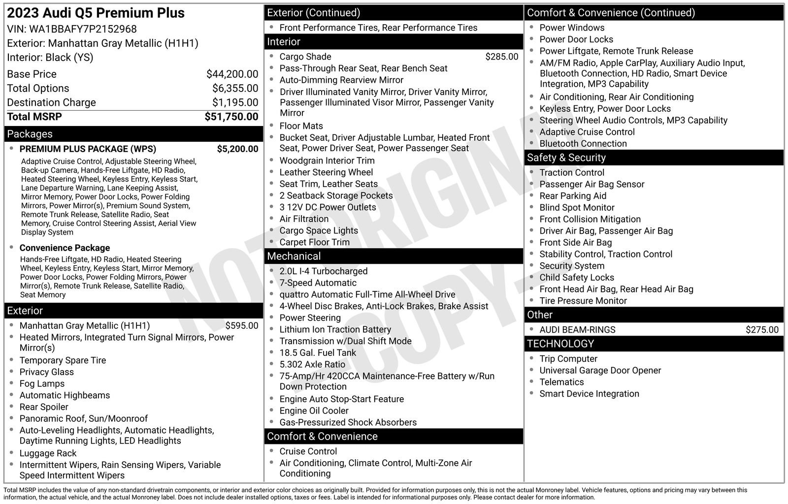 Certified 2023 Audi Q5 Premium w/ Premium Plus Package AWD/4WD image 31