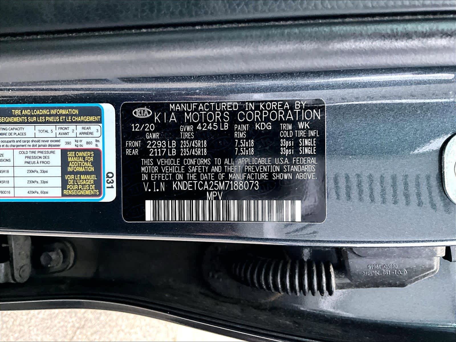 Used 2021 Kia Seltos SX w/ SX Sunroof Package AWD/4WD image 6