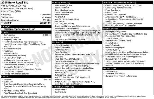 Used 2015 Buick Regal Turbo image 5