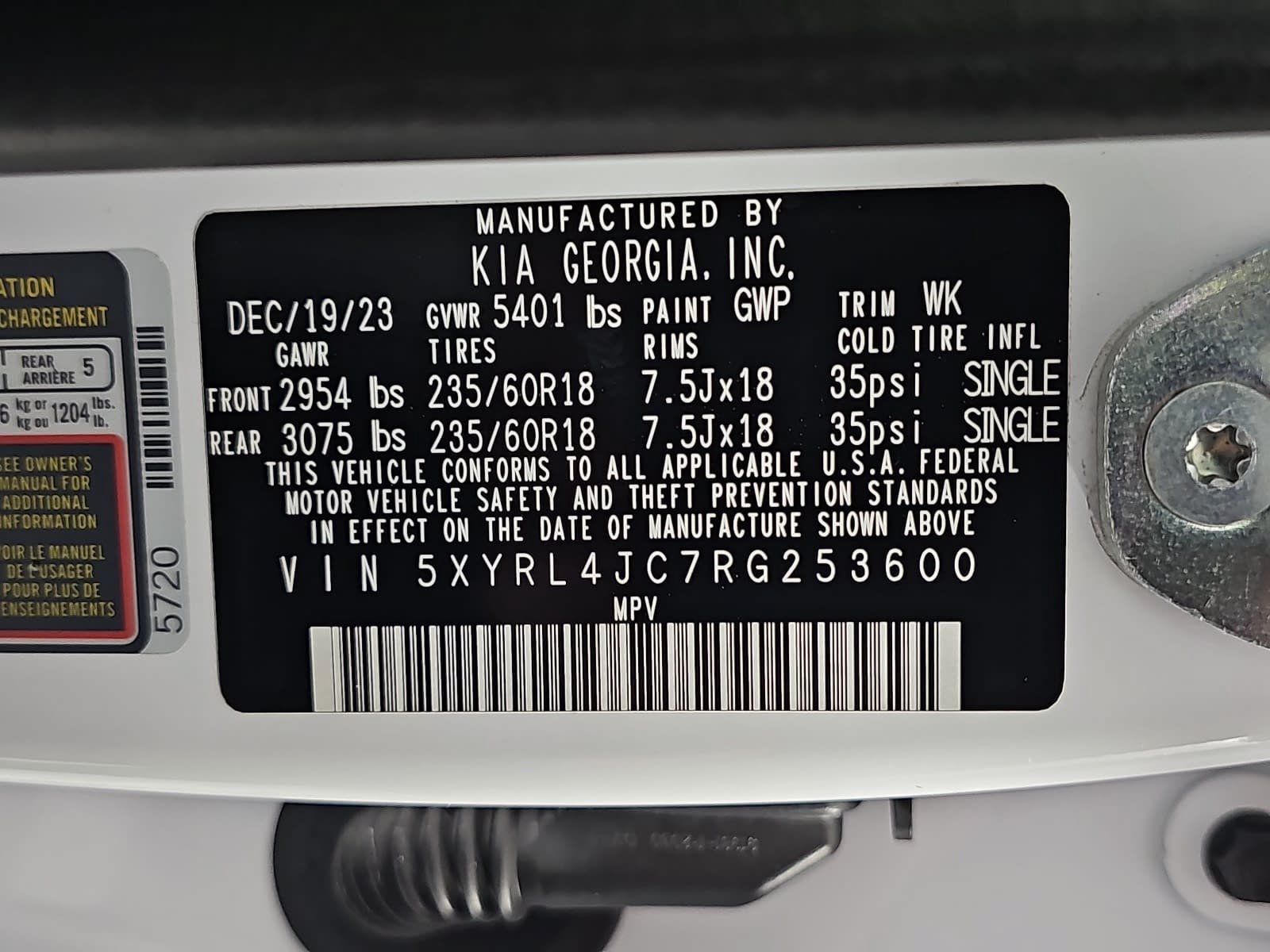 Used 2024 Kia Sorento S FWD image 32