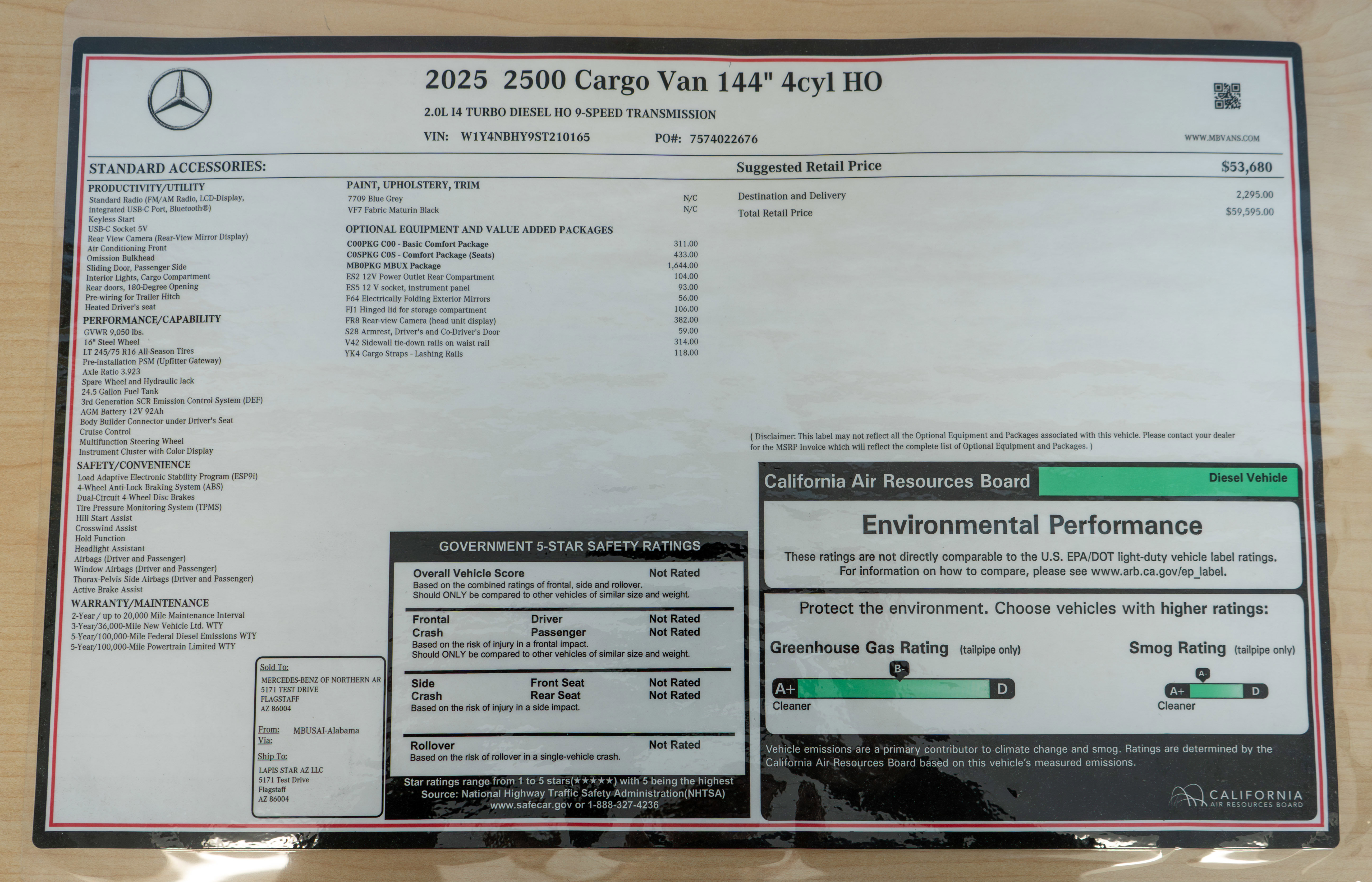 Used 2025 Mercedes-Benz Sprinter 2500 image 34