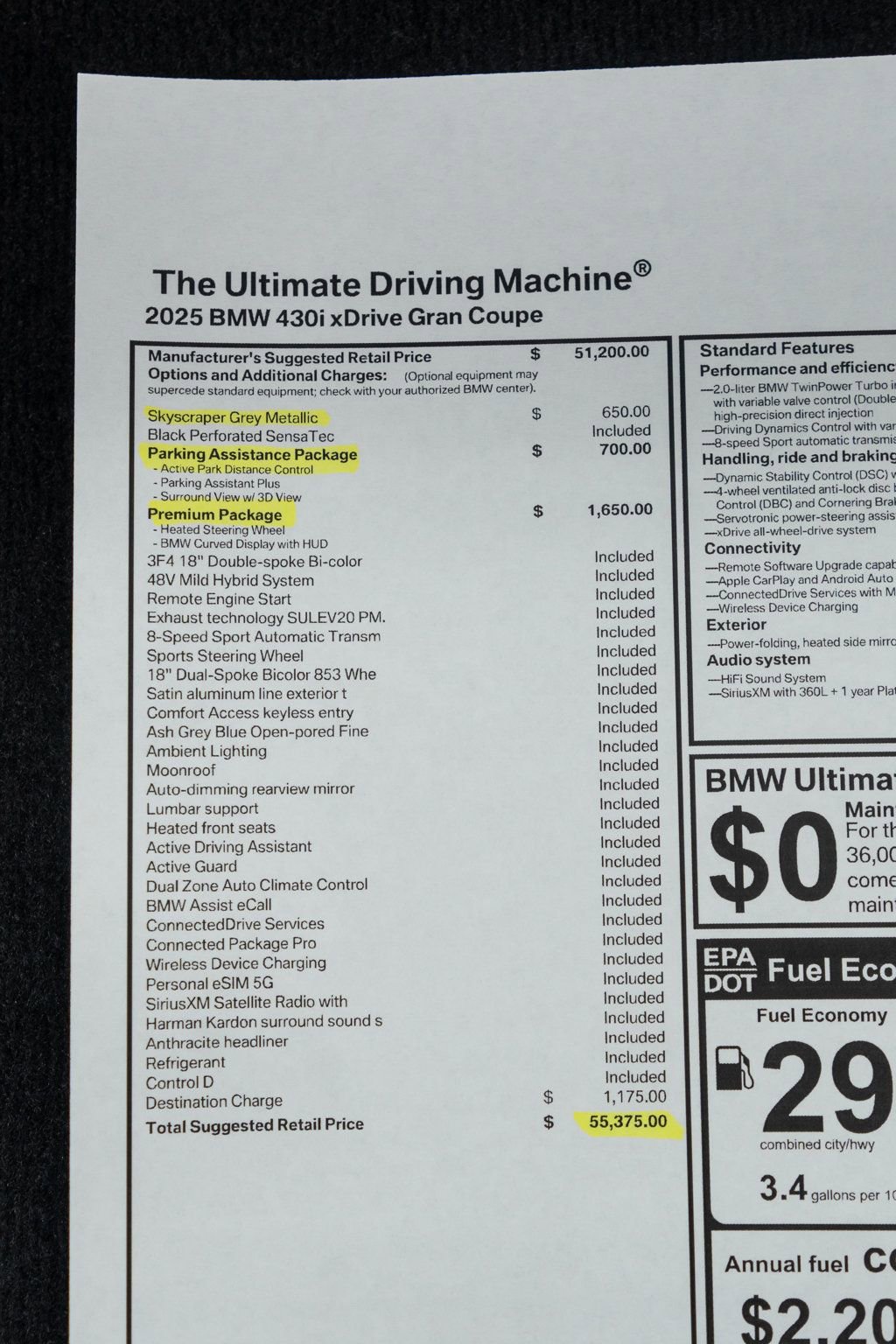 Used 2025 BMW 430i xDrive w/ Premium Package image 60