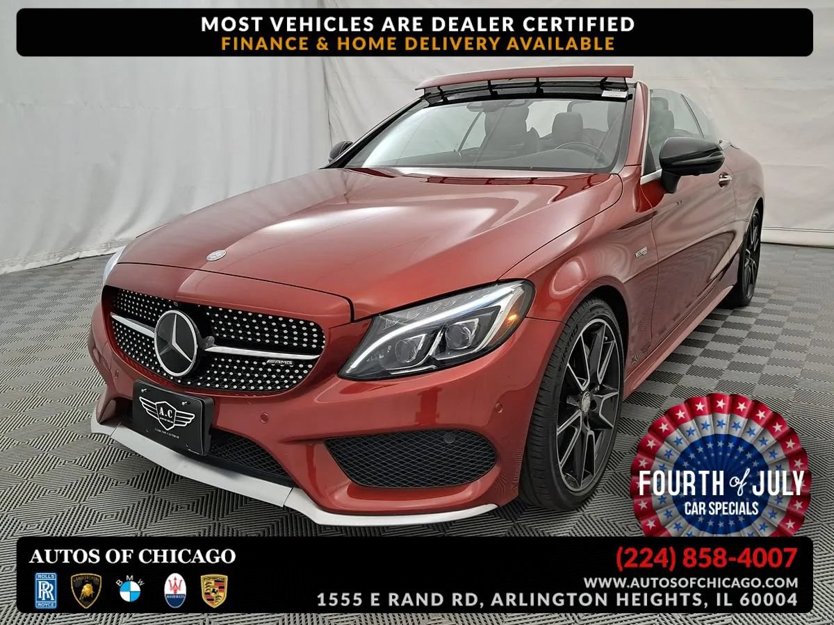 Used 2017 Mercedes-Benz C 43 AMG 4MATIC Cabriolet w/ Parking Assist Package