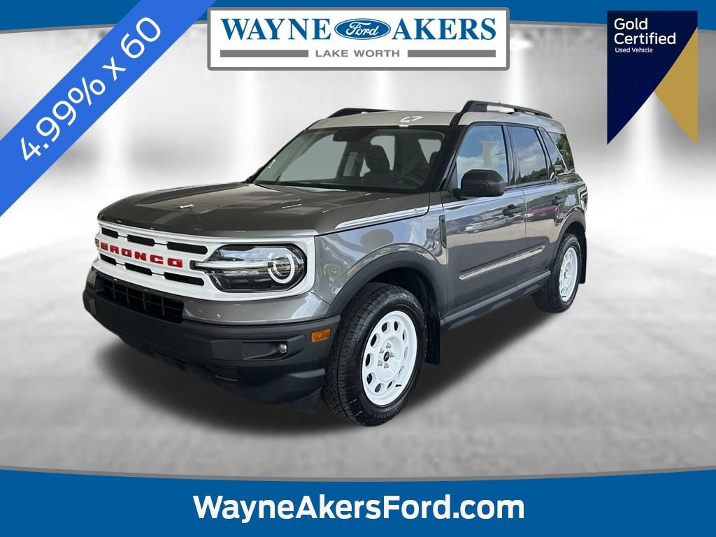 Certified 2023 Ford Bronco Sport Heritage AWD/4WD image 1
