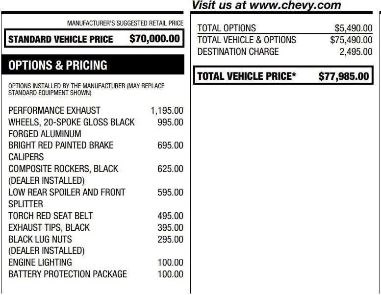New 2026 Chevrolet Corvette Stingray Coupe w/ 1LT image 3