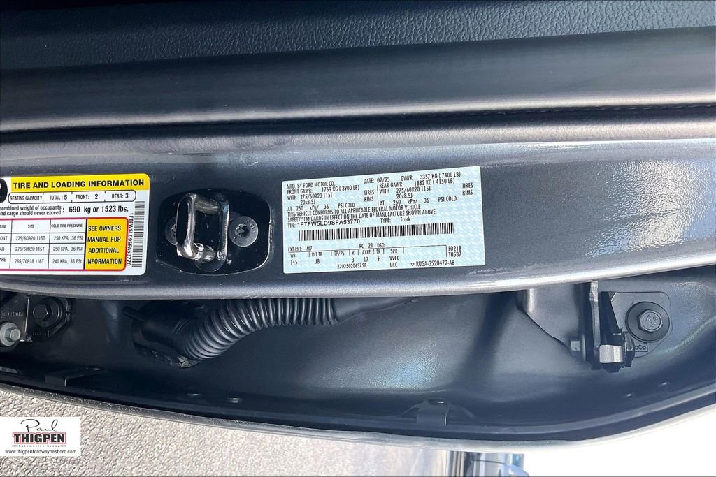 New 2025 Ford F150 Lariat w/ Equipment Group 501A Mid image 13