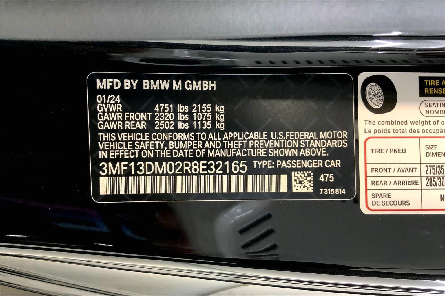 Used 2024 BMW M2 w/ Lighting Package RWD image 36