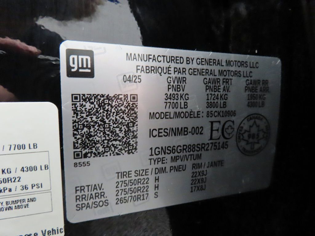 Used 2025 Chevrolet Suburban High Country AWD/4WD image 61