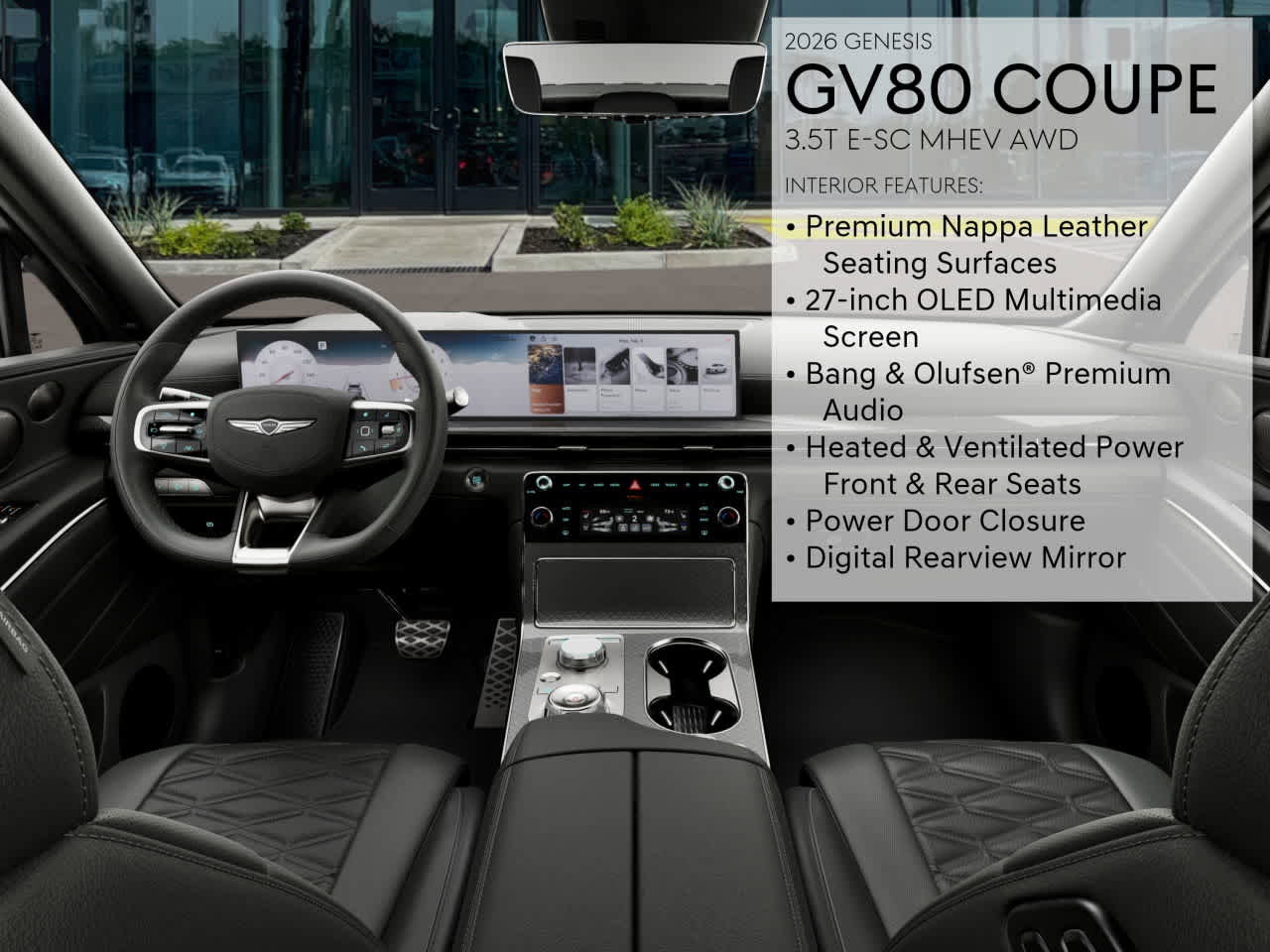 New 2026 Genesis GV80 3.5T e-SC image 17