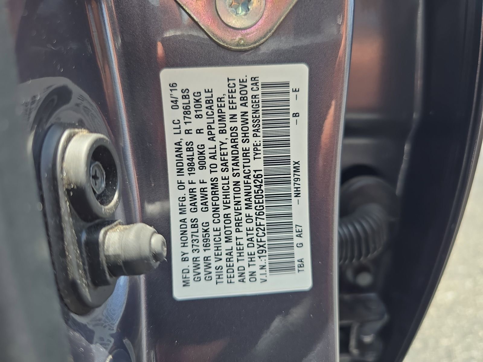 Used 2016 Honda Civic EX image 30