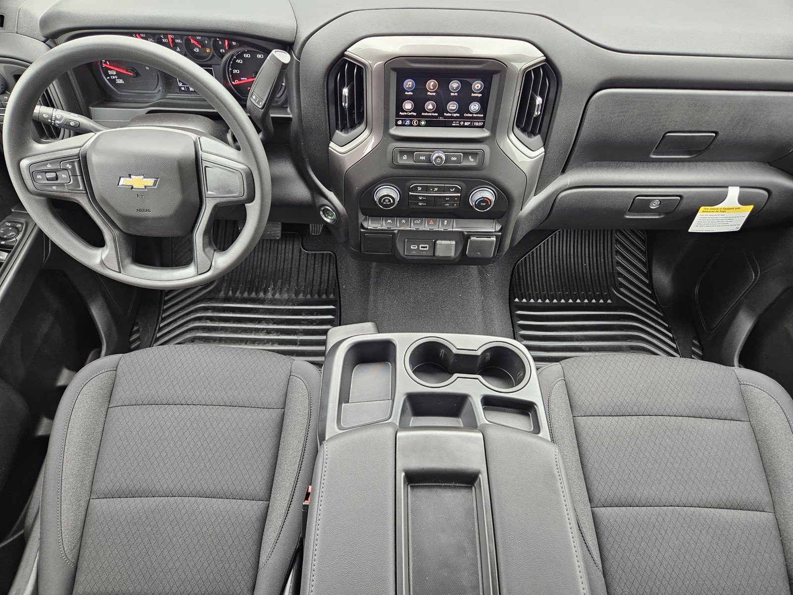 New 2026 Chevrolet Silverado 1500 Custom w/ Turbomax Blackout Package AWD/4WD image 19