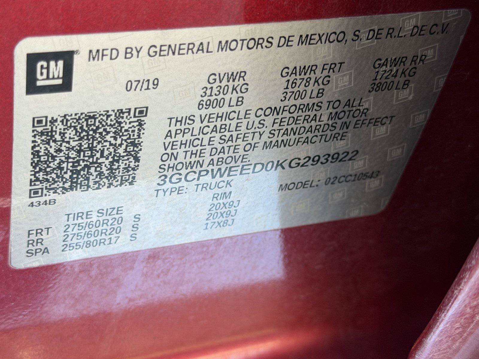 Used 2019 Chevrolet Silverado 1500 LTZ w/ LTZ Texas Edition RWD image 29