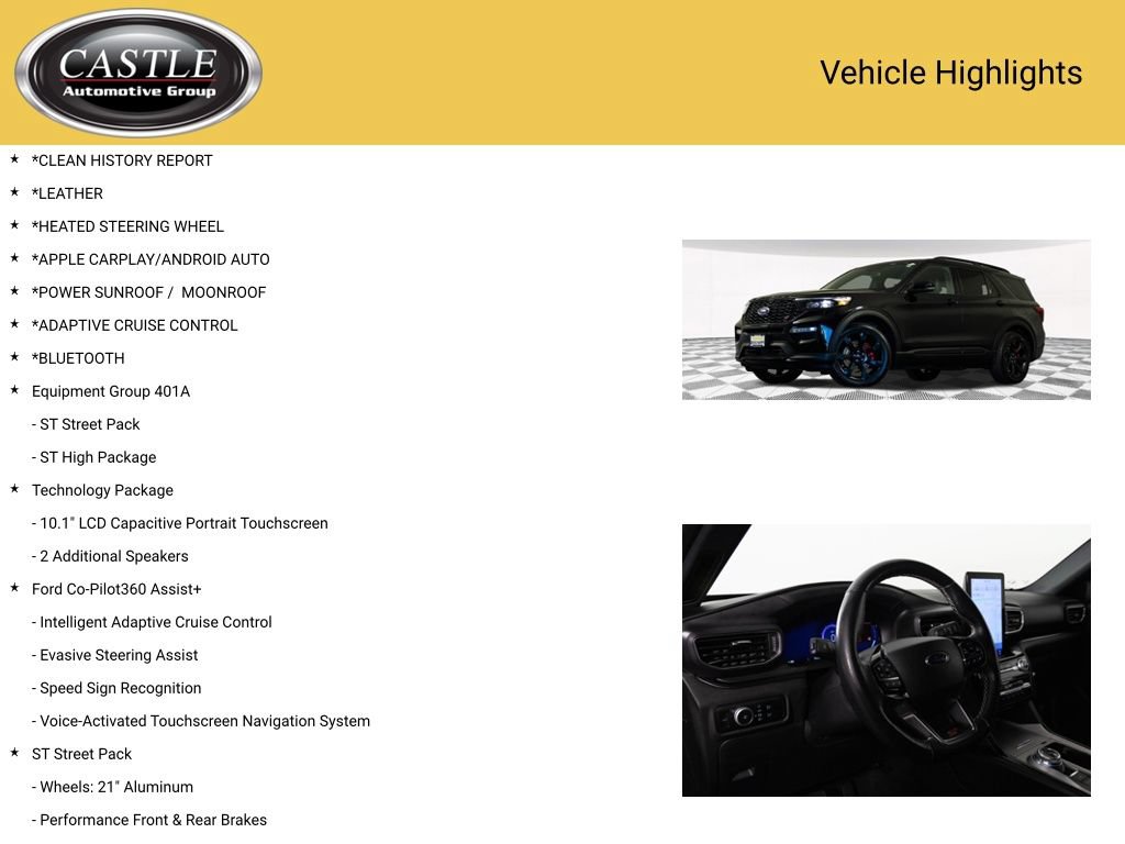 Used 2023 Ford Explorer ST w/ Equipment Group 401A AWD/4WD image 3