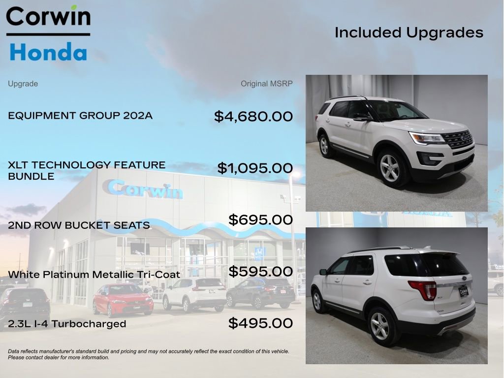 Used 2017 Ford Explorer XLT w/ Equipment Group 202A image 4