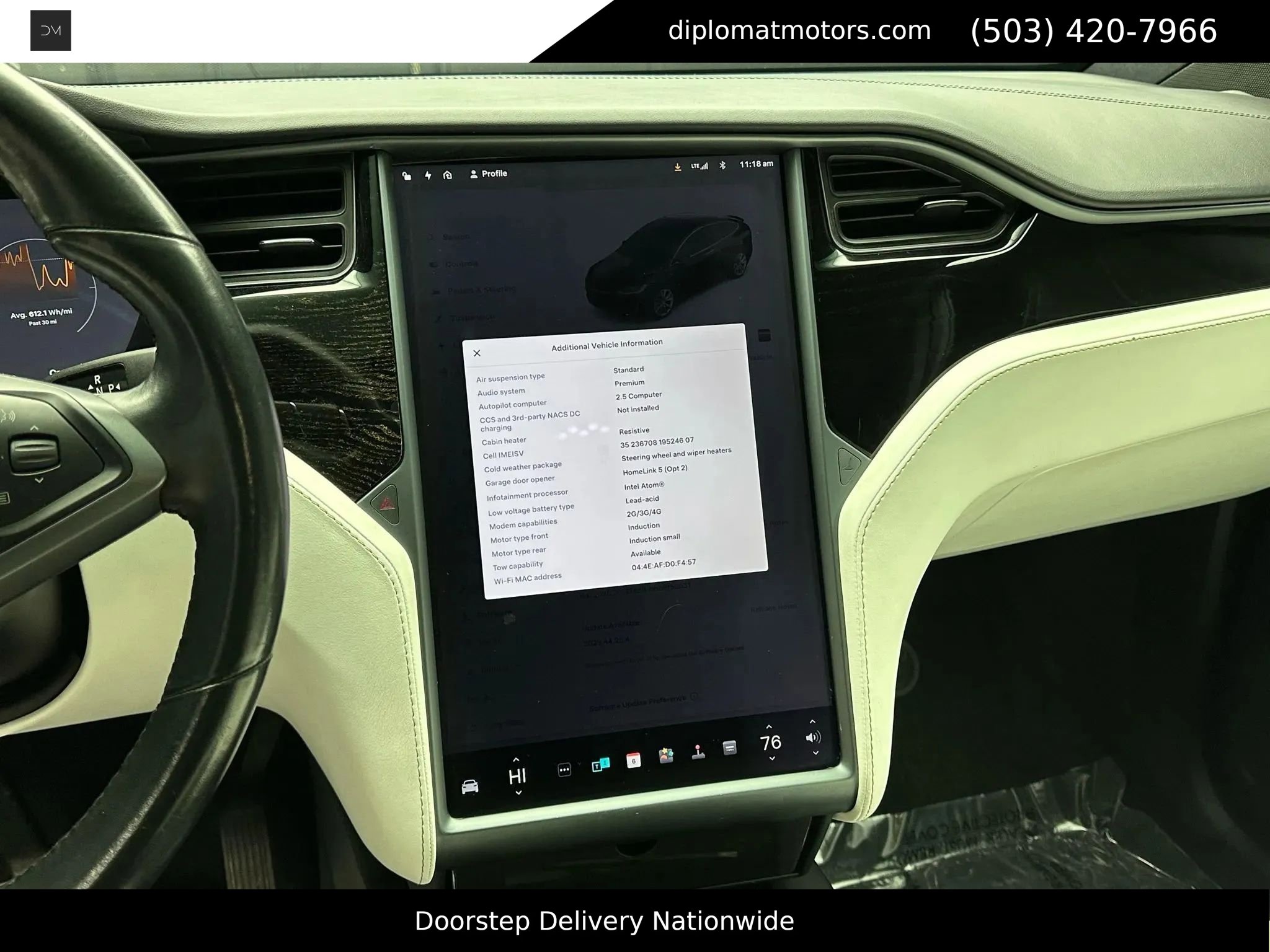 Used 2019 Tesla Model X 75D image 32