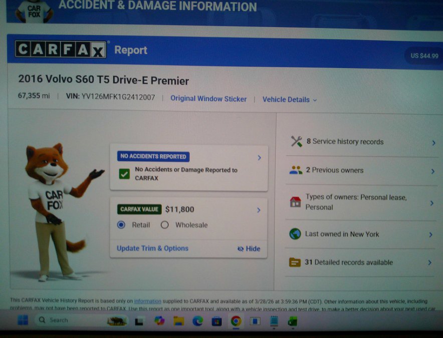 Used 2016 Volvo S60 T5 Premier w/ Convenience Package image 5