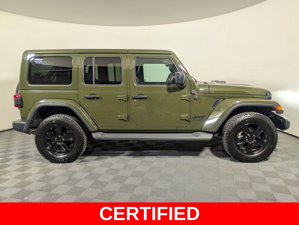 Used 2021 Jeep Wrangler Unlimited Sahara AWD/4WD image 2
