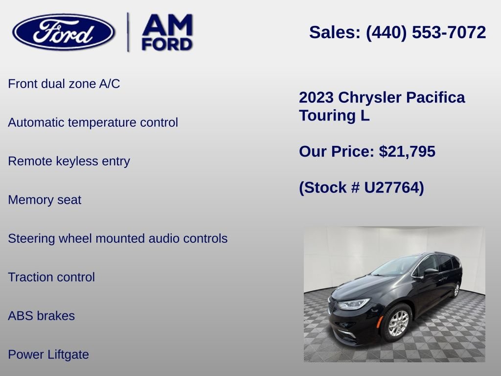 Used 2023 Chrysler Pacifica Touring-L FWD image 12