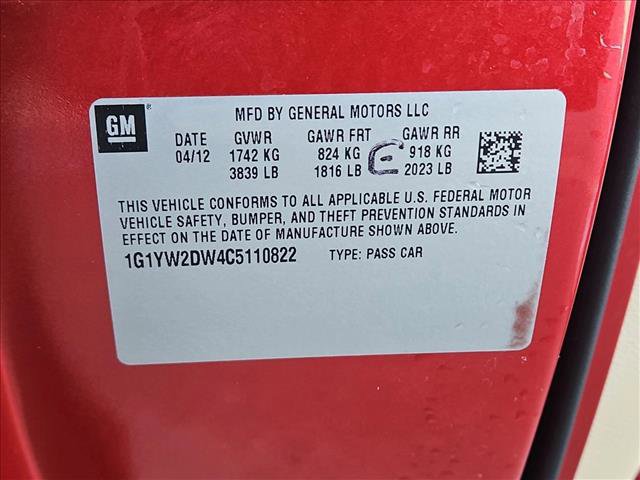 Used 2012 Chevrolet Corvette Grand Sport w/ 3LT Preferred Equipment Group image 20