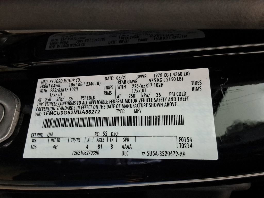 Used 2021 Ford Escape SE image 27