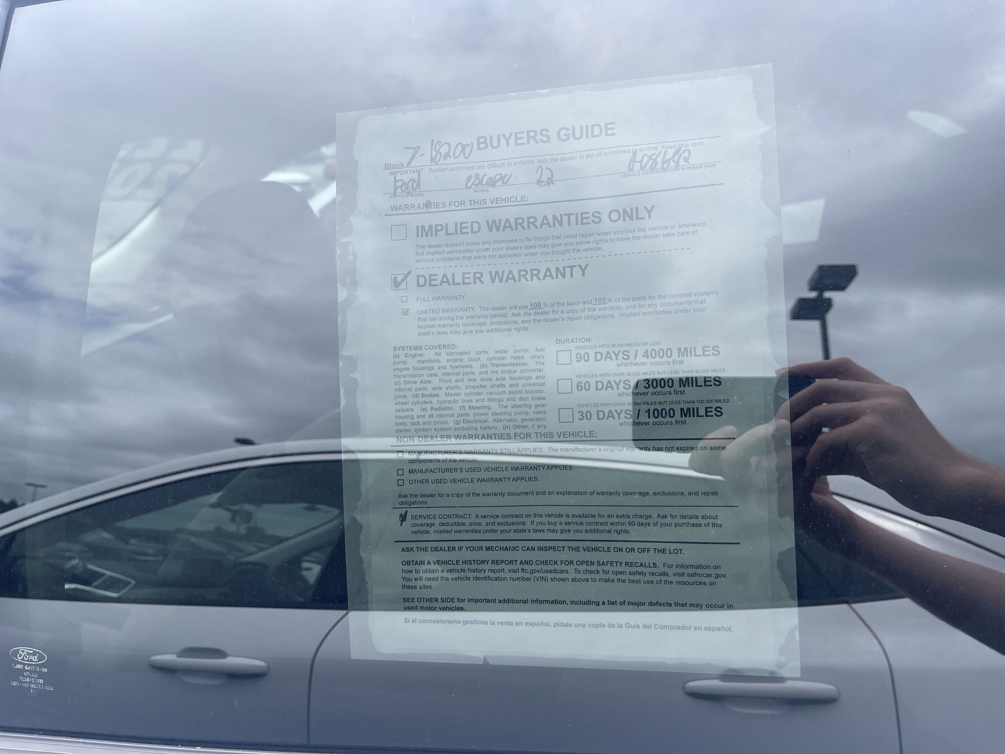 Used 2022 Ford Escape SE image 19