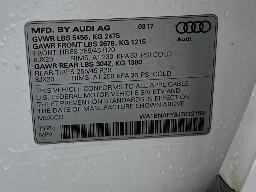 Used 2018 Audi Q5 2.0T Premium Plus w/ Premium Plus Package AWD/4WD image 35