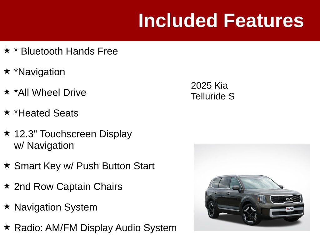Used 2025 Kia Telluride S AWD/4WD image 3