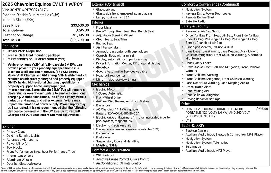 Used 2025 Chevrolet Equinox EV LT image 6