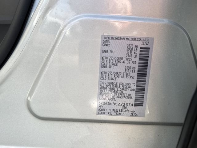 Certified 2023 Nissan Pathfinder Platinum image 34