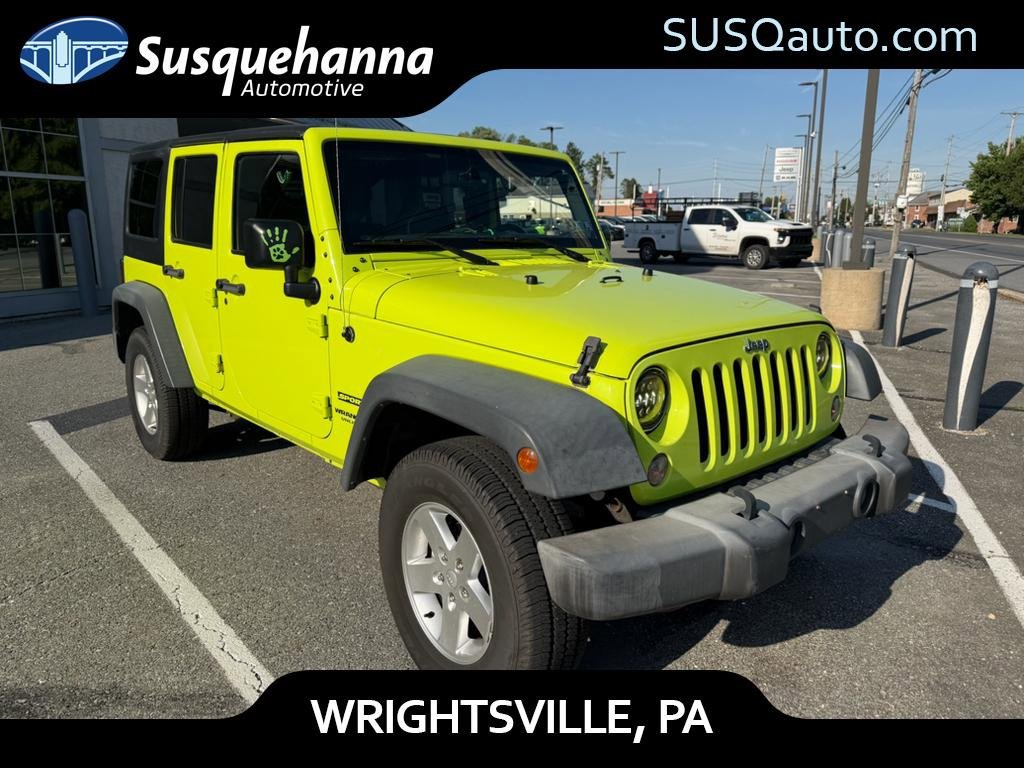 Used 2016 Jeep Wrangler Unlimited Sport w/ Quick Order Package 23S AWD/4WD image 1