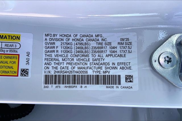 New 2026 Honda CR-V LX image 13