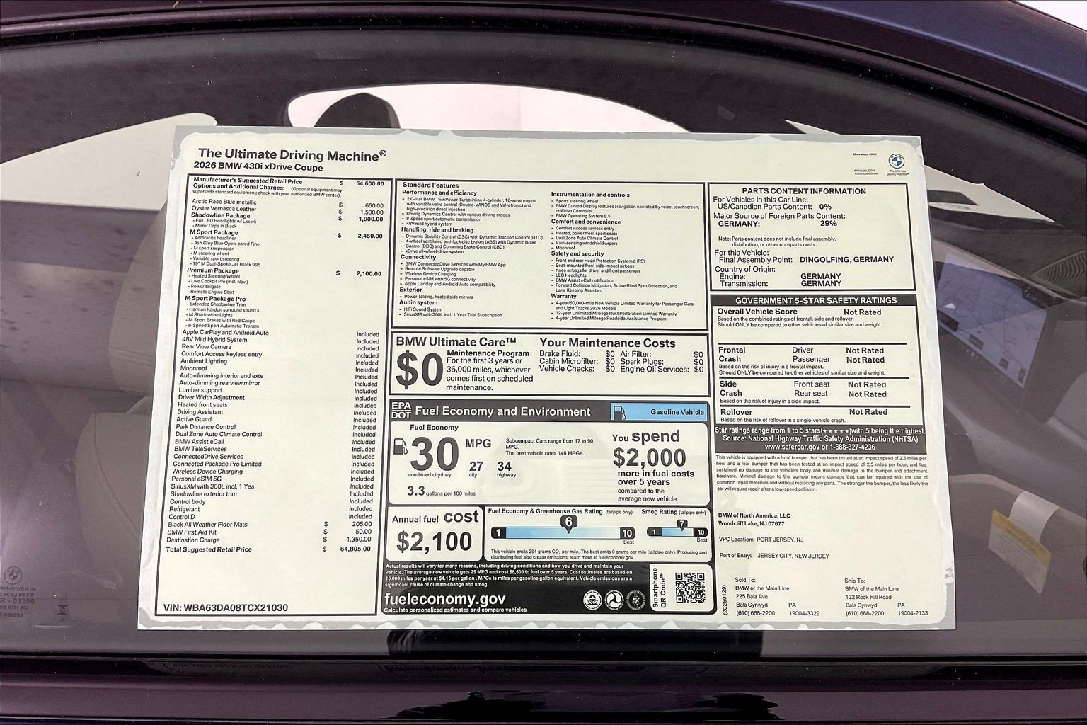 New 2026 BMW 430i xDrive Coupe AWD/4WD image 17