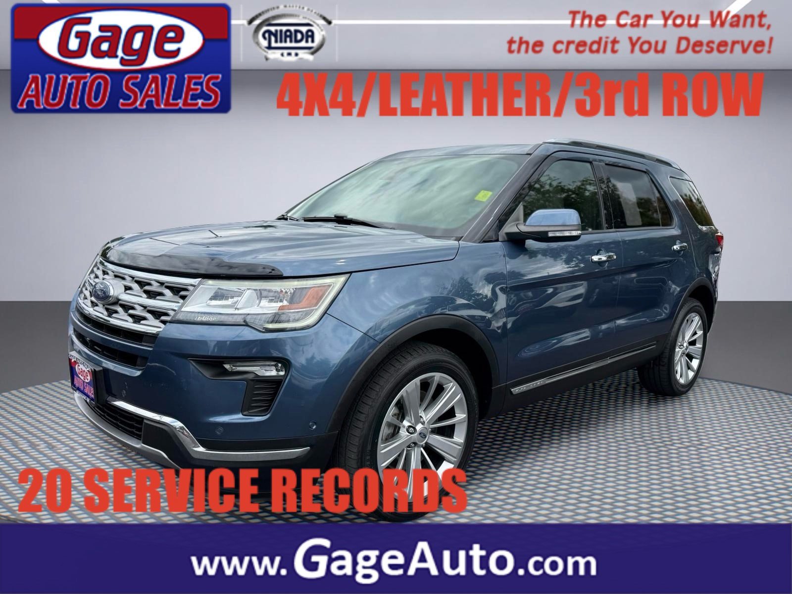 Used 2018 Ford Explorer Limited w/ Equipment Group 301A AWD/4WD image 1