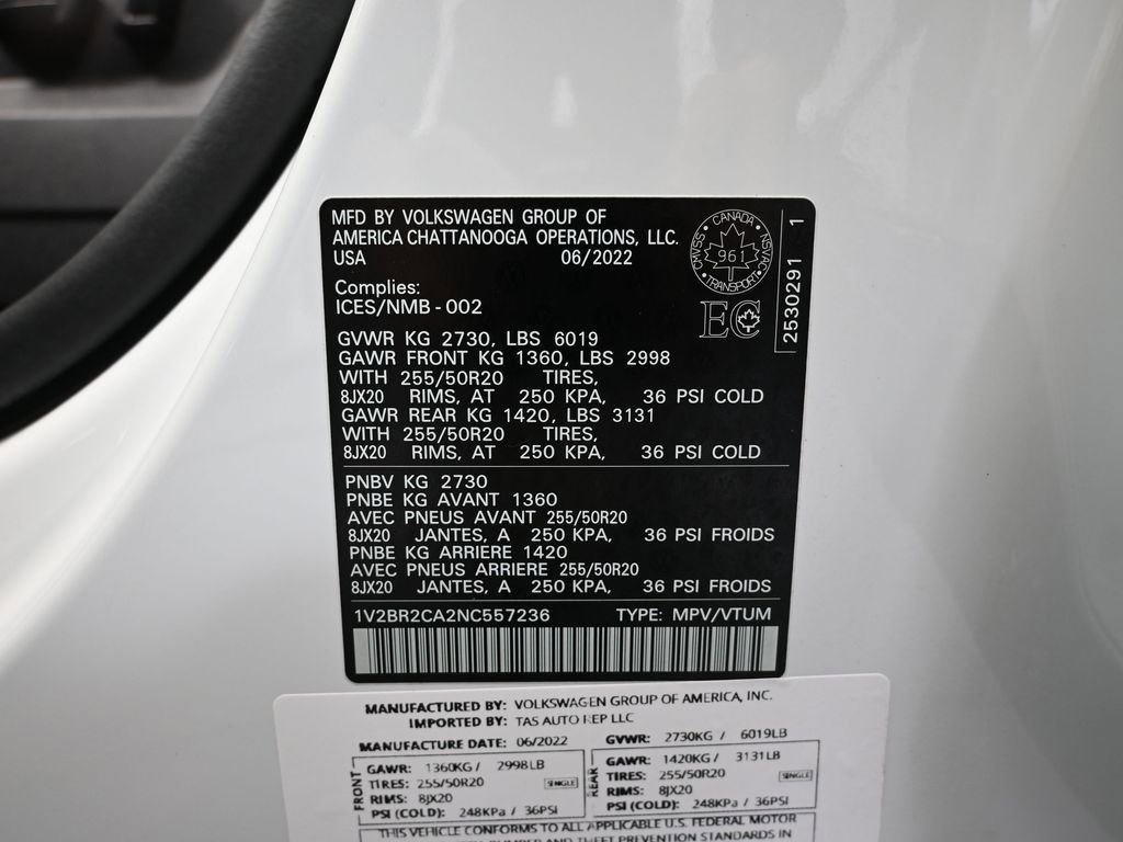 Used 2022 Volkswagen Atlas SEL image 59