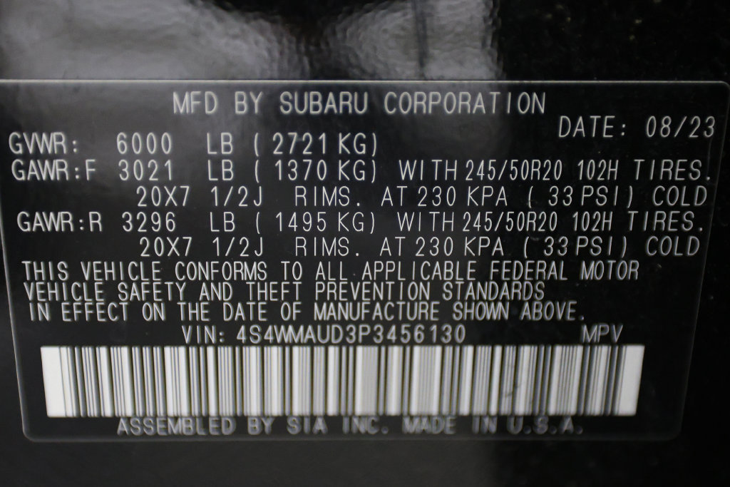 Used 2023 Subaru Ascent Limited w/ Technology Package AWD/4WD image 50