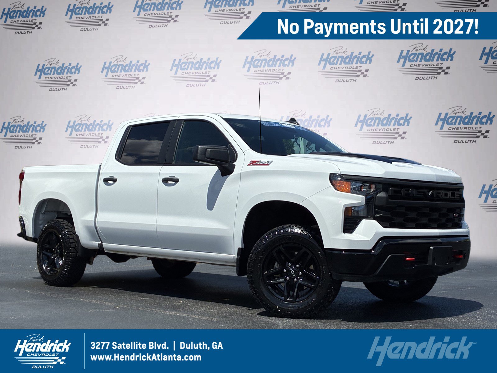 Used 2025 Chevrolet Silverado 1500 Custom Trail Boss AWD/4WD image 1
