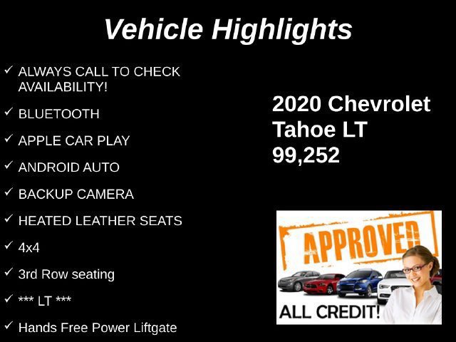 Used 2020 Chevrolet Tahoe LT w/ RST Edition AWD/4WD image 10