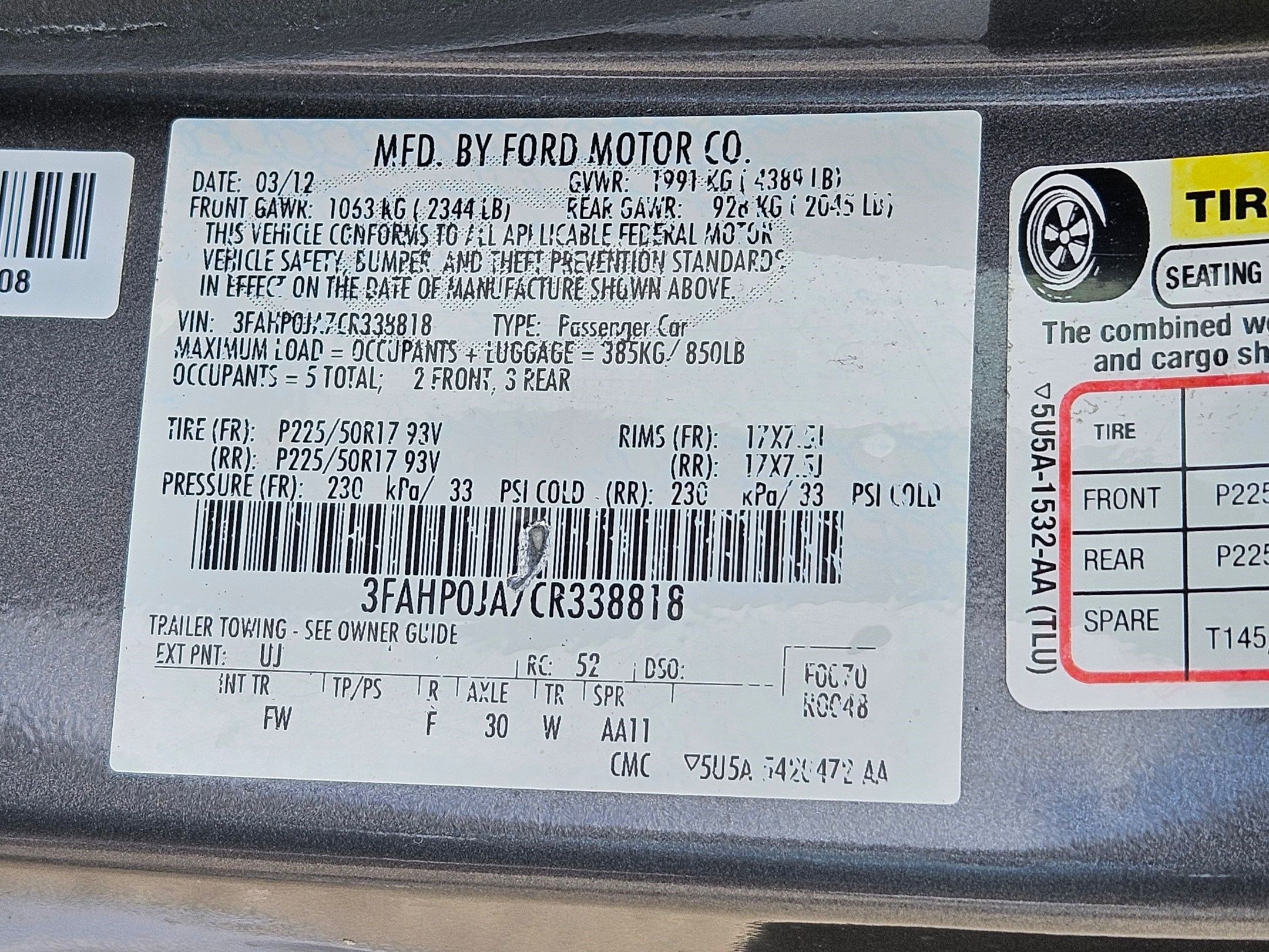 Used 2012 Ford Fusion SEL FWD image 31