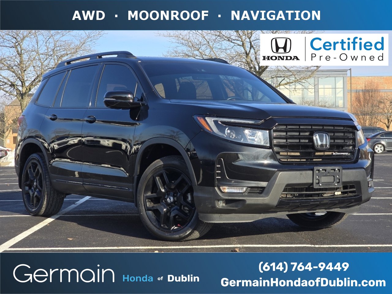 Certified 2024 Honda Passport Black Edition